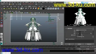 3D打印模型DMM的文件可以修改成的fbx的文件的可以在maya的软件打的的图片