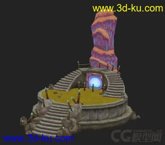 麻辣江湖建筑模型的图片