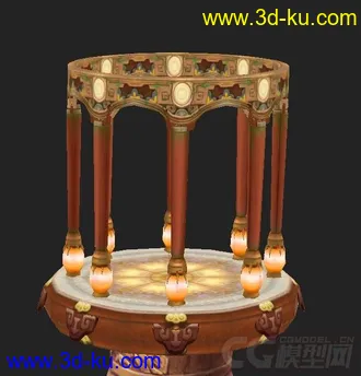 麻辣江湖建筑模型的图片