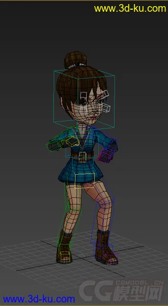 3D打印模型低模免费，Q版低模的图片