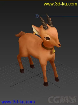 3D打印模型Q版低模，小羊免费的图片
