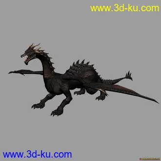 3D打印模型西方的龙的图片