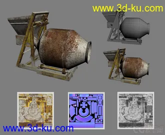 3D打印模型搅拌机的图片