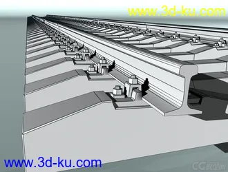 1524mm铁轨模型的图片