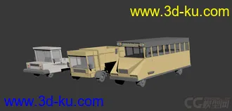 3D打印模型lowpoly汽车  低面汽车 多边形汽车的图片