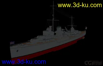 3D打印模型阿贾克斯 ajax 英国战列舰的图片