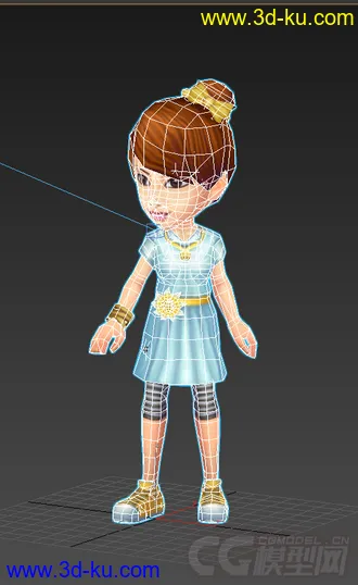 3D打印模型Q版低模，免费，吴昕的图片
