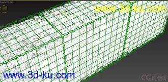 3D打印模型石头笼子网的图片