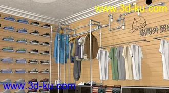 3D打印模型服装店的图片