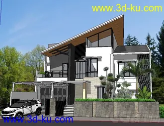 3D打印模型别墅！！！的图片