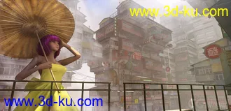 3D打印模型中国老房子 筒子楼的图片