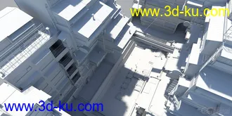 3D打印模型中国老房子 筒子楼的图片