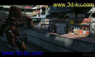 3D打印模型中国老房子 筒子楼的图片