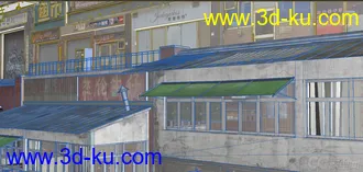 3D打印模型中国老房子 筒子楼的图片