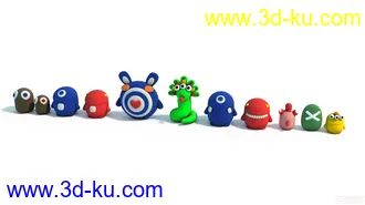 3D打印模型卡通小怪物的图片