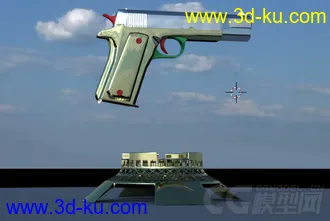 [Blender模型]手枪 型号未知的图片