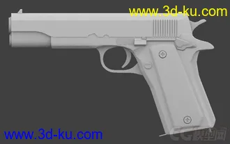 [Blender模型]手枪 型号未知的图片