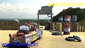 3D打印模型汽车总动员 小汽车的图片