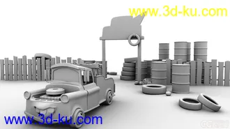 3D打印模型汽车总动员 小汽车的图片