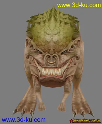 3D打印模型圆头怪的图片