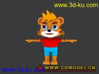 3D打印模型卡通原创虎  2010的图片