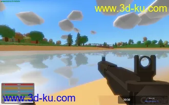 3D打印模型unturned鹰火军用突击步枪的图片