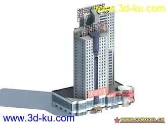 3D打印模型人民大厦简模的图片