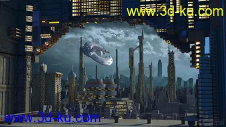 3D打印模型未来之门的图片