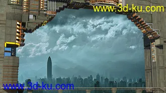 3D打印模型未来之门的图片