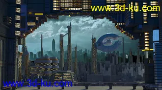 3D打印模型未来之门的图片