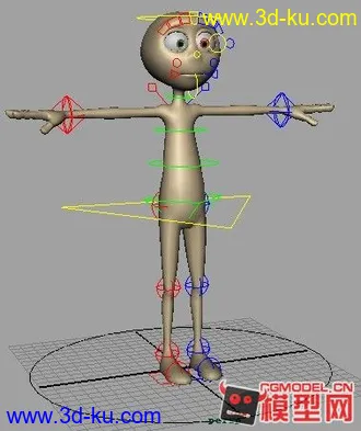 AnimationMentor学生专用动画模型（完美绑定）的图片