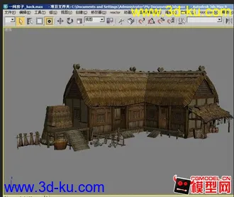 古代房子模型——从剑侠情缘III OL到自己的游戏的图片