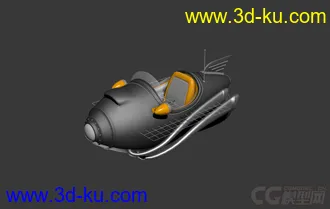 3D打印模型卡通宇宙飞船 卡通飞船的图片
