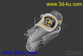 3D打印模型卡通宇宙飞船 卡通飞船的图片