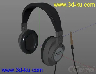 3D打印模型头戴式耳机的图片