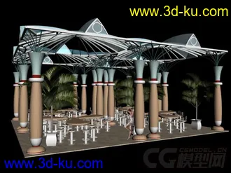 3D打印模型休闲洋亭的图片