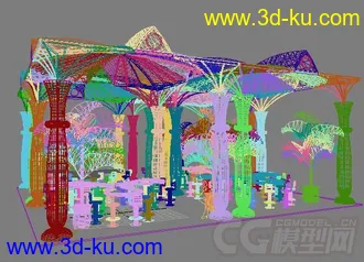 3D打印模型休闲洋亭的图片