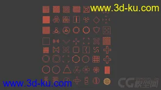 [blender模型]科技元素的图片