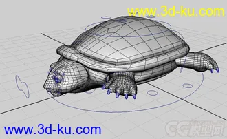 3D打印模型龟 笨龟的图片