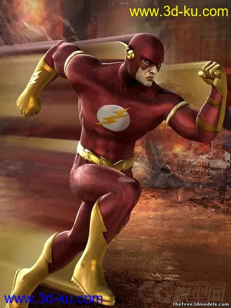 3D打印模型超级英雄 闪电侠 猫女 超人的图片