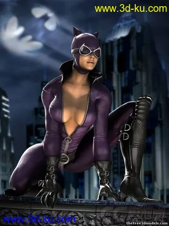 3D打印模型超级英雄 闪电侠 猫女 超人的图片