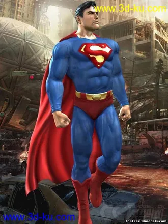 3D打印模型超级英雄 闪电侠 猫女 超人的图片