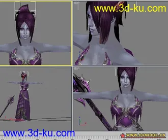 3D打印模型[首发]奉上一只魔女姐姐~~裙子可脱下=///=的图片