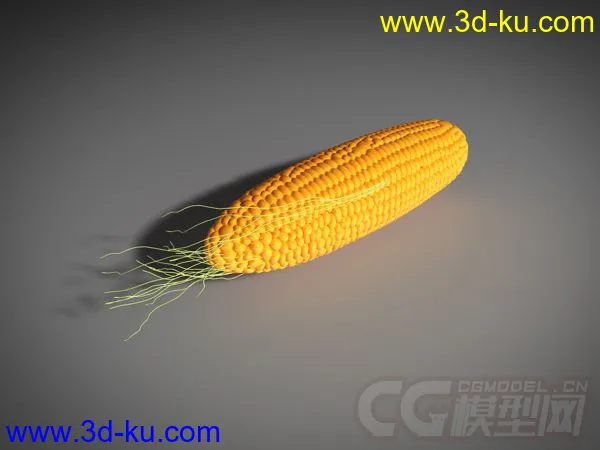 逼真写实【玉米】模型 带贴图材质的图片1