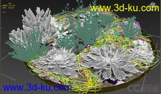 3D打印模型多肉盆栽植物的图片