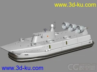 3D打印模型一艘气垫船的图片