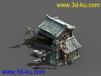 3D打印模型铁匠铺的图片