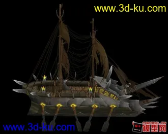 3D打印模型发一个自己做的船的图片