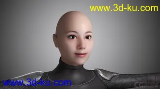 3D打印模型未来女战士的图片