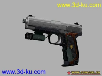 3D打印模型几把精致手枪的图片